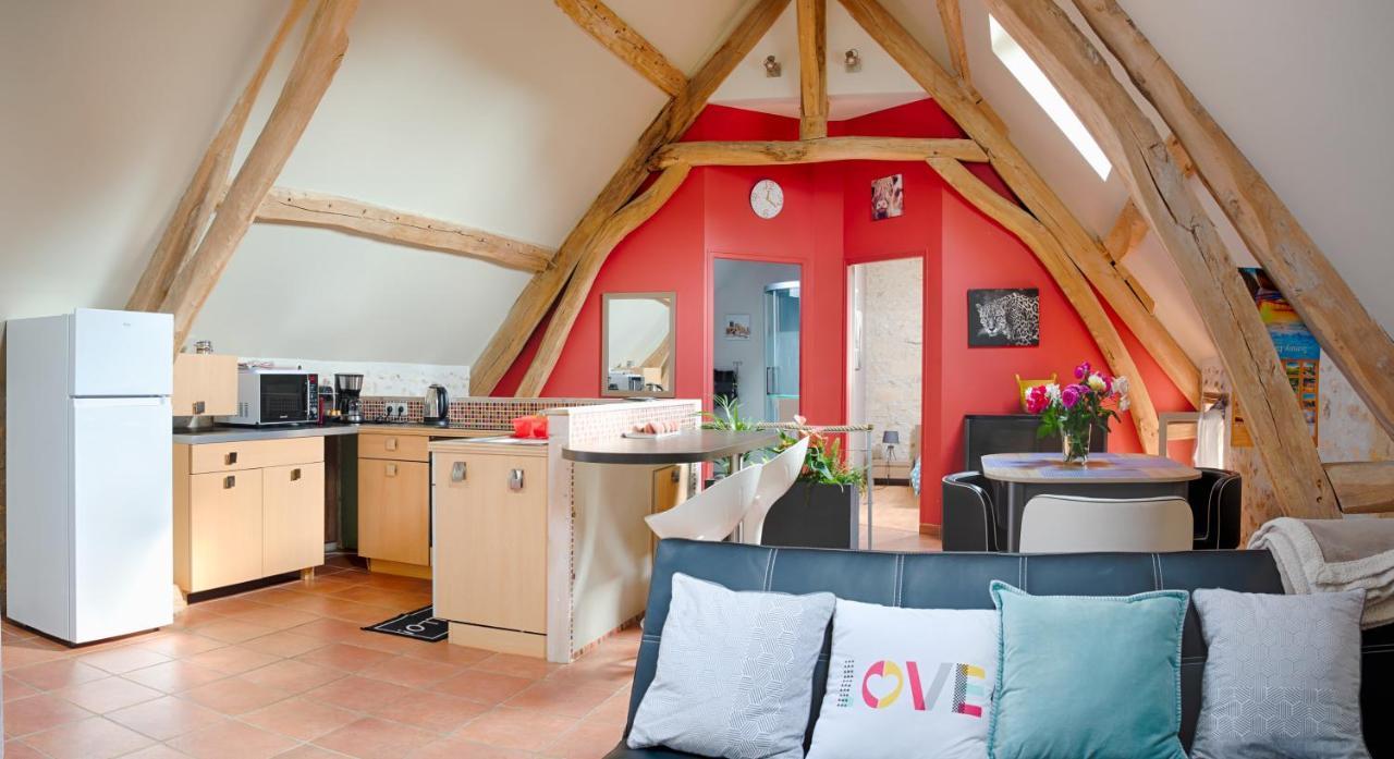 Apartmán La Ferme Des Nonains Montjavoult Exteriér fotografie